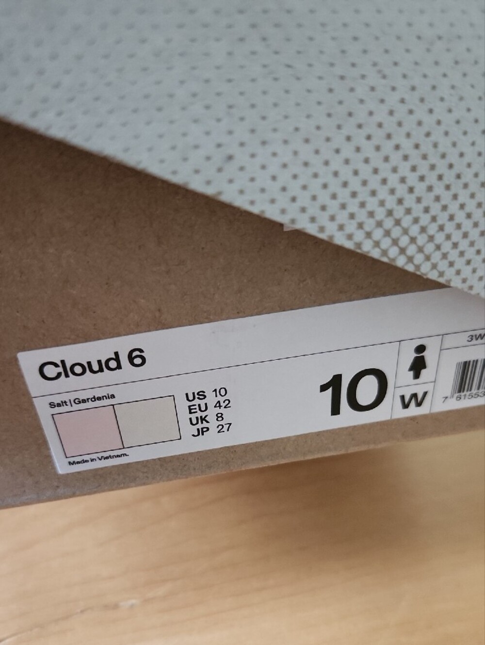 On Running Cloud 6 Women's Sneakers in Pale Pink - Picture 2 of 10